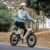 INVANTI EB11 Electric Bike  500W Folding Bike 48V 10.4AH 7S Shimano Electric Bicycle - 330 LB Wt. Capacity