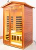 Two person Far infrared Khaya wood outdoor sauna room (Left & Right)