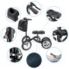 Foldable Aluminum Knee Walker - All-Terrain with 12" Tires