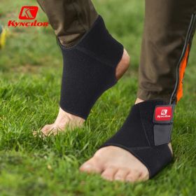 One Piece Men Women Compression Ankle Support Breathable Ankle Brace Wrap Stabilizer for Running Basketball Volleyball Sports (Color: A)