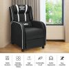 Massage Racing Gaming Single Recliner Chair
