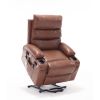 21"seat width,large size Electric Power Lift Recliner Chair Sofa for Elderly, 8 point vibration Massage and lumber heat, Remote Control
