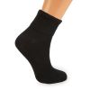 Women's Diabetic Ankle Socks 3 Pairs Soft Cotton Blend, Non-Binding Top, Seamless Toe, Promotes Circulation, Shoe Size 9-11