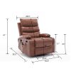 21"seat width,large size Electric Power Lift Recliner Chair Sofa for Elderly, 8 point vibration Massage and lumber heat, Remote Control