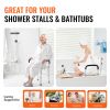 VEVOR Shower Chair, Shower Seat with Back, Adjustable Height Shower Stool, Shower Chair for Inside Shower Bathtub