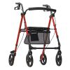 VEVOR Rollator Walker for Seniors and Adult, Lightweight Aluminum Foldable Rolling Walker with Adjustable Seat and Handle