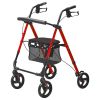 VEVOR Rollator Walker for Seniors and Adult, Lightweight Aluminum Foldable Rolling Walker with Adjustable Seat and Handle