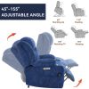 Up to 350 LBS Chenille Power Lift Recliner Chair, Heavy Duty Motion Mechanism with 8-Point Vibration Massage and Lumbar Heating, USB and Type-C P