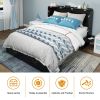 Murphy Bed Cabinet, Queen Murphy Bed with USB and Charging Ports, Murphy Bed Cabinet with Drawer Includes Storage Cabinet