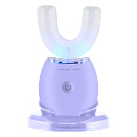 Sharper Image 360 Whitening Toothbrush with Recharging Base (White: Lavender)