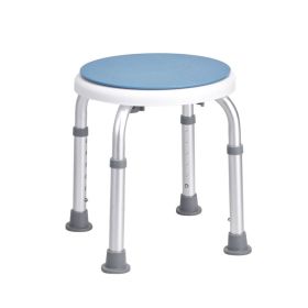 Adjustable Height Bath Seat Stool for Elderly Disabled Adults Handicap (Static Load Capacity: 300 lbs, Color: Blue)