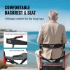 VEVOR Folding Rollator Walker for Seniors and Adults, Lightweight Aluminum Rolling Walker with Seat and Adjustable Handle