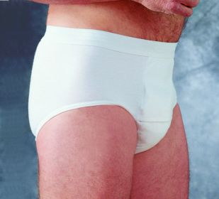 HealthDri Men's Heavy Cotton Brief (size: XX-Large)